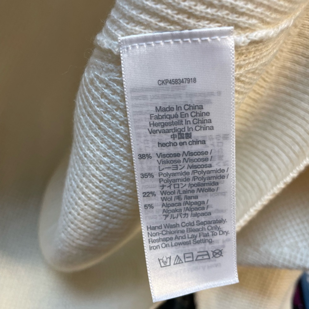 Madewell (XL) Asherton Waffle Henley Sweater - Picture 7 of 7